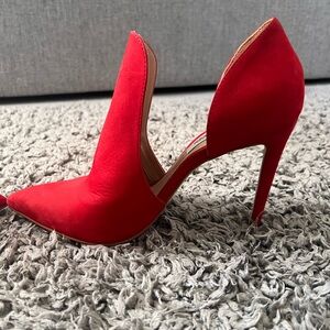 Steve Madden Vibrant Red Stiletto Heels